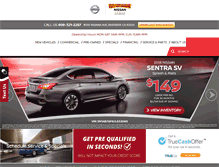 Tablet Screenshot of nissanriverside.com